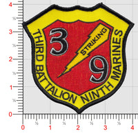 Officially Licensed USMC 3rd Battalion 9th Marines Patch
