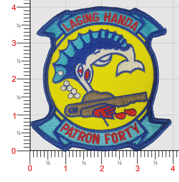 Officially Licensed US Navy VP-40 Fighting Marlins Patch