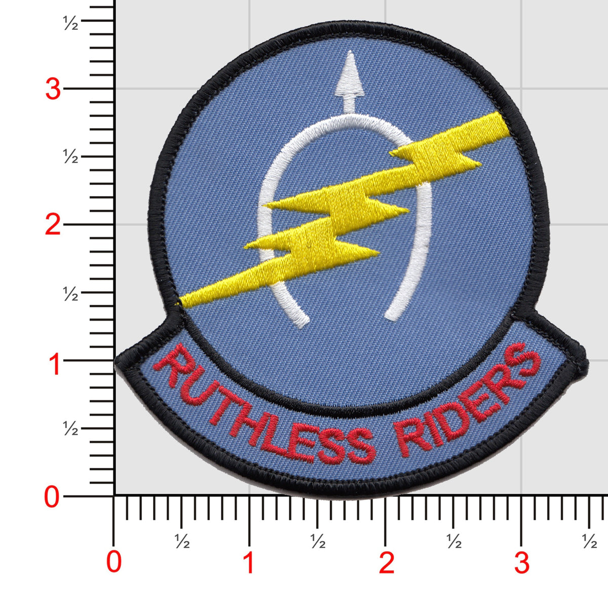 US Army B Troop 7/17 Cav Ruthless Riders Patch (7/17)