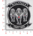 Officially Licensed USMC HMH-466 Wolfpack Squadron Patch