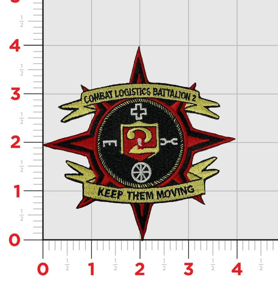 Officially Licensed 2nd Combat Logistics Battalion Patch