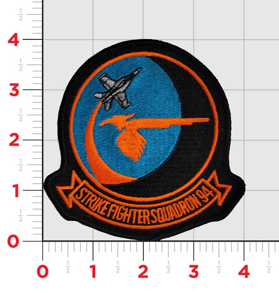 Officially Licensed US Navy VFA-94 Shrikes Squadron Patches