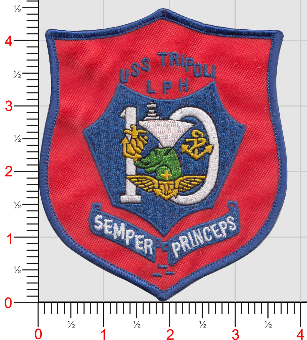 Officially Licensed Navy USS Tripoli LPH-10 Patch