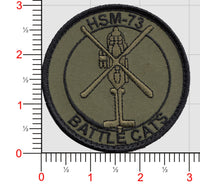 Official US Navy HSM-73 Battle Cats Shoulder Patches