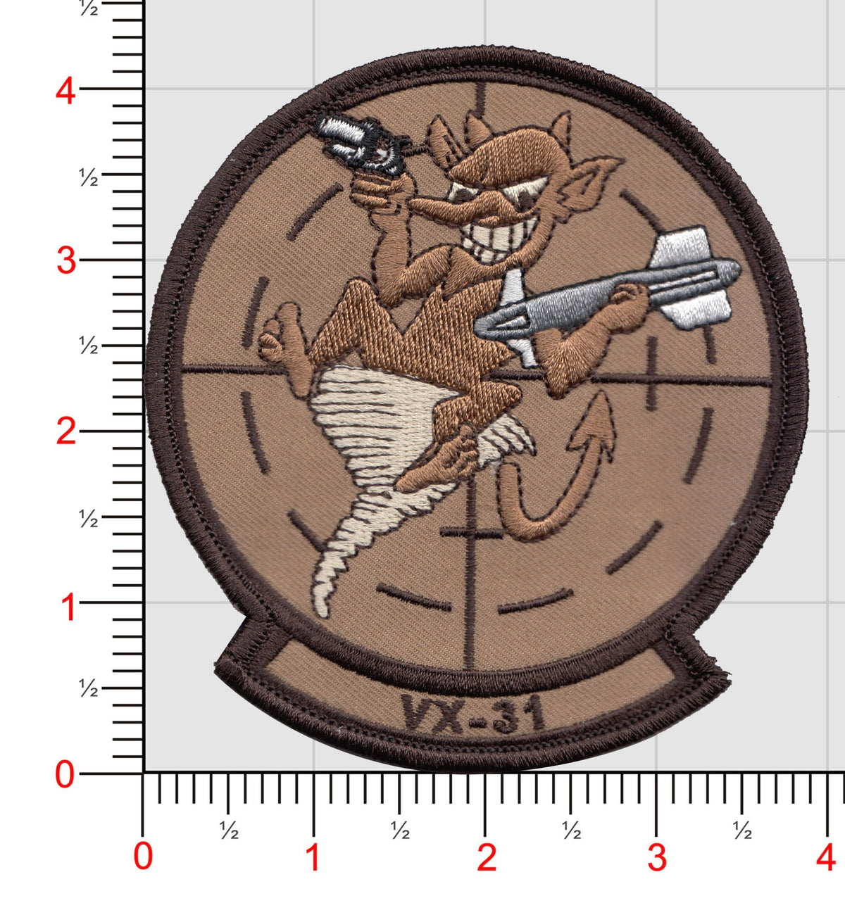 Officially Licensed US Navy VX-31 Dust Devils Squadron Patches