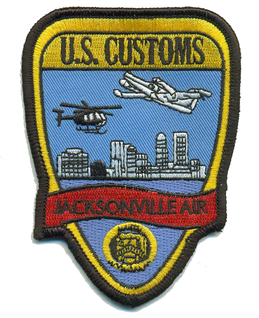 Legacy US Customs Jacksonville Air Branch Original Patch