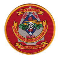 Officially Licensed USMC 1st Light Armored Reconnaissance Patch