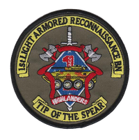 Officially Licensed USMC 1st Light Armored Reconnaissance Patch