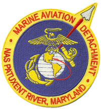 Marine Aviation Detachment- Pax River- No Hook and Loop