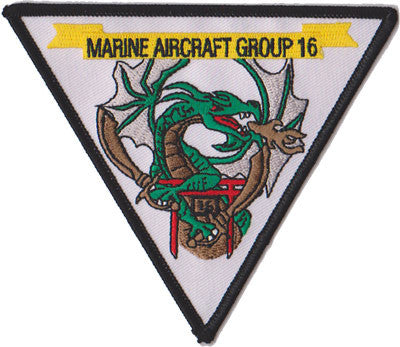 Officially Licensed USMC Marine Aircraft Group Marine Air Group MAG-16 Patch