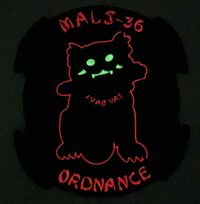 Official MALS-36 Ordnance PVC Glow Patch