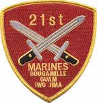 Officially Licensed USMC 21st Marines Patch