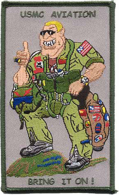Buy USMC Aviation- Bring It On Pat Patch | MarinePatches.com ...