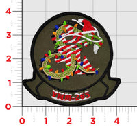 Officially Licensed USMC VMM-265 Dragons Christmas Patches