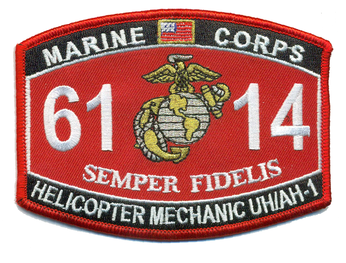 Officially Licensed USMC MOS Patches