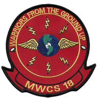 Officially Licensed USMC Marine Wing Communications Squadron MWCS-18 Patch