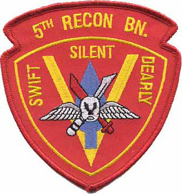 Officially Licensed USMC 5th Recon Bn Patch β MarinePatches.com ...