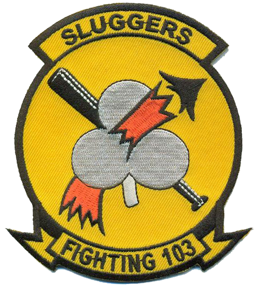 Officially Licensed US Navy VF-103 Sluggers Patch