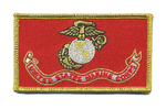 Officially Licensed USMC EGA Flag Hat Patch