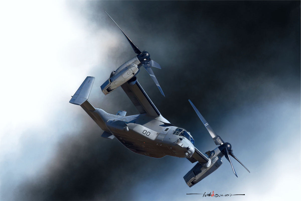 USMC MV-22 Osprey Print