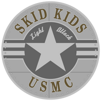 Officially Licensed USMC Skid Kids Sticker
