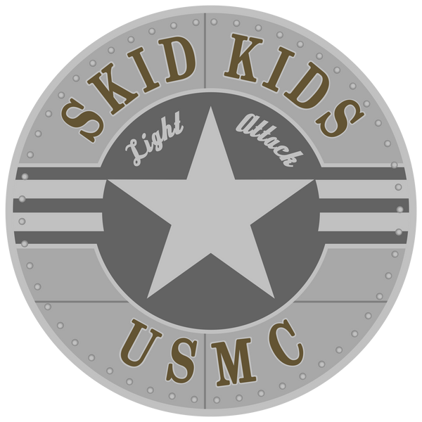 Officially Licensed USMC Skid Kids Sticker
