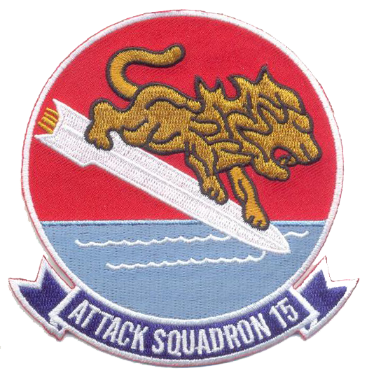 Officially Licensed US Navy VA-15 Lions Squadron Patch