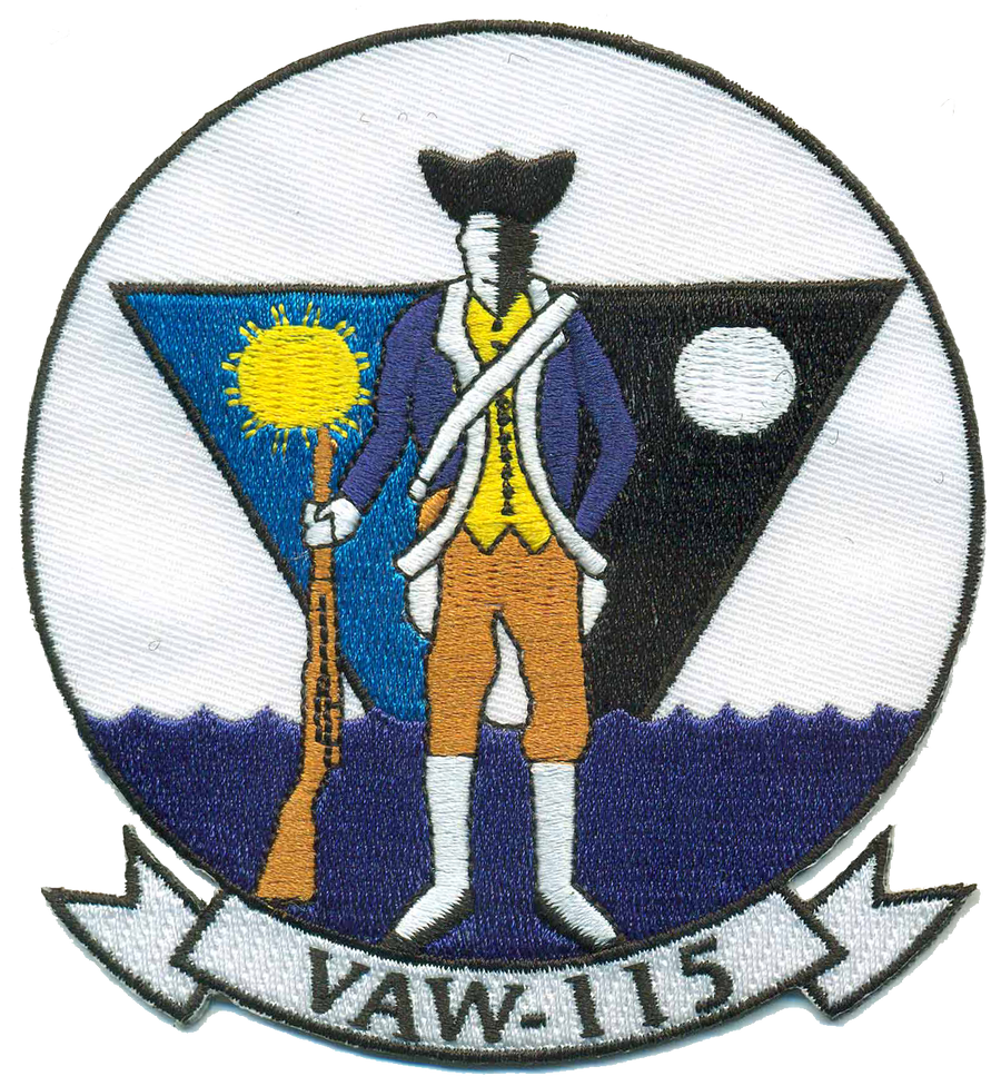 Officially Licensed US Navy VAW-115 Liberty Bells Sentenil Patch