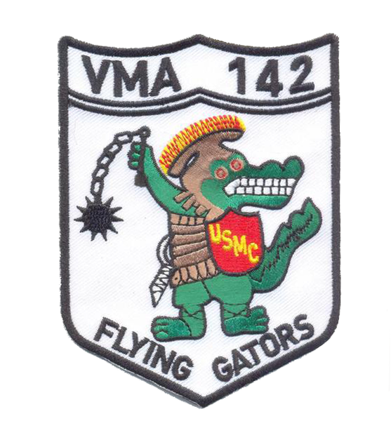 Officially Licensed USMC VMA-142 Flying Gators Patch