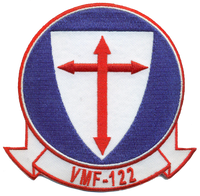 Officially Licensed USMC VMF-122 Crusaders Patch