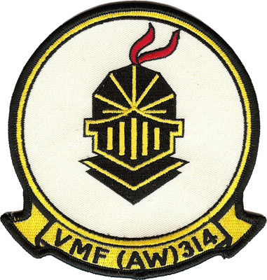 Officially Licensed USMC VMF(AW)-314 Black Knights Patch