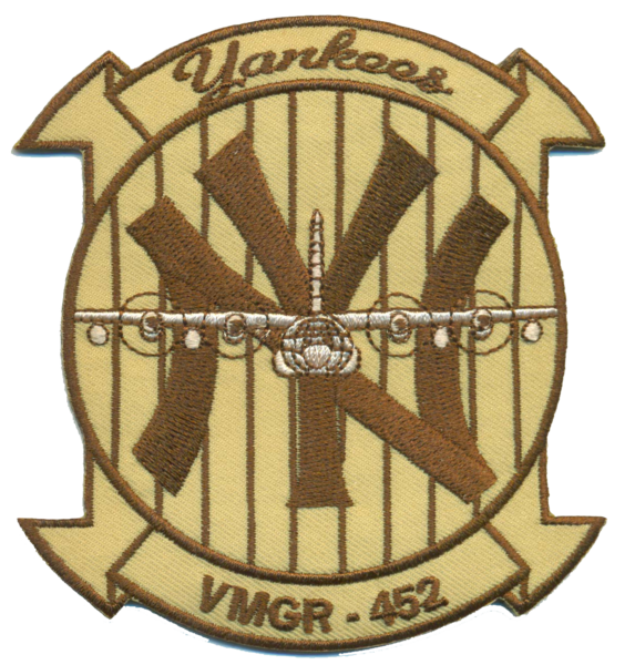 Officially Licensed USMC VMGR-452 Yankees Patch