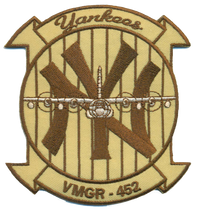 Officially Licensed USMC VMGR-452 Yankees Patch