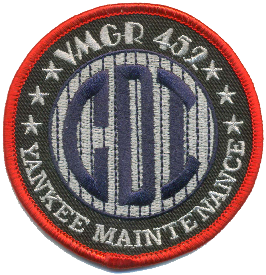 VMGR-452 Yankees CDI shoulder Patch