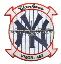 Officially Licensed USMC VMGR-452 Yankees Patch