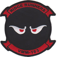 Officially Licensed USMC VMM-163 Ridge Runners Patches
