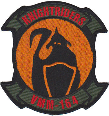 Officially Licensed USMC VMM-164 Knightriders Halloween Patch