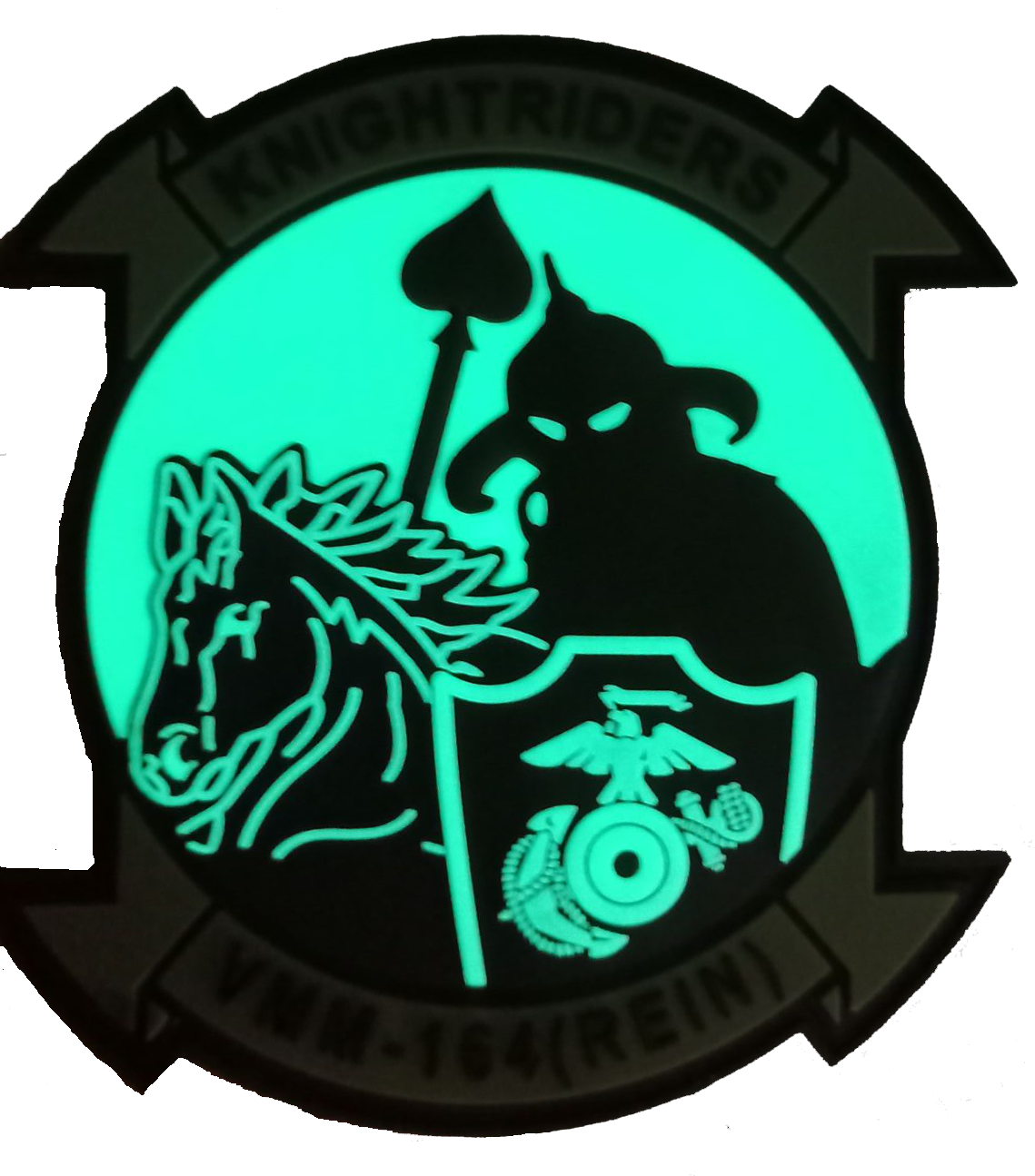 Official VMM-164 (REIN) Knightriders 15th MEU PVC Patch