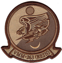Officially Licensed USMC VMM-263 (REIN) Thunderchickens Desert Tan Patch