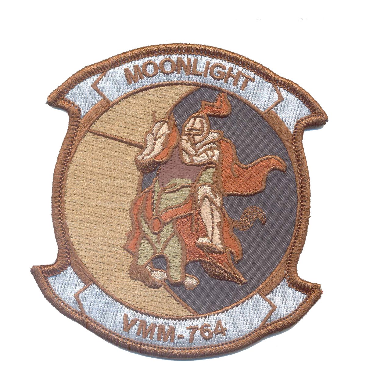 Officially Licensed USMC VMM-764 Moonlight Desert Subdued Squadron Patch