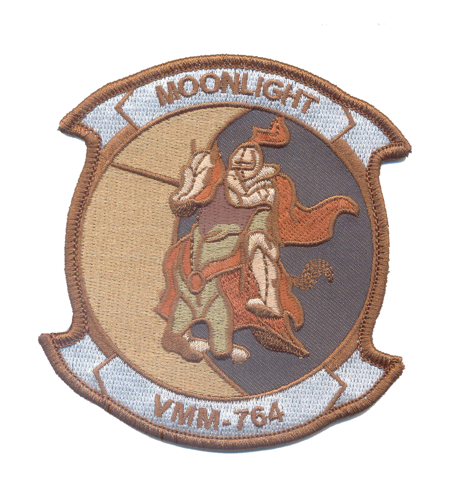 Officially Licensed USMC VMM-764 Moonlight Desert Subdued Squadron Patch