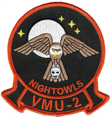 Officially Licensed USMC VMU-2 Night Owls Squadron patch