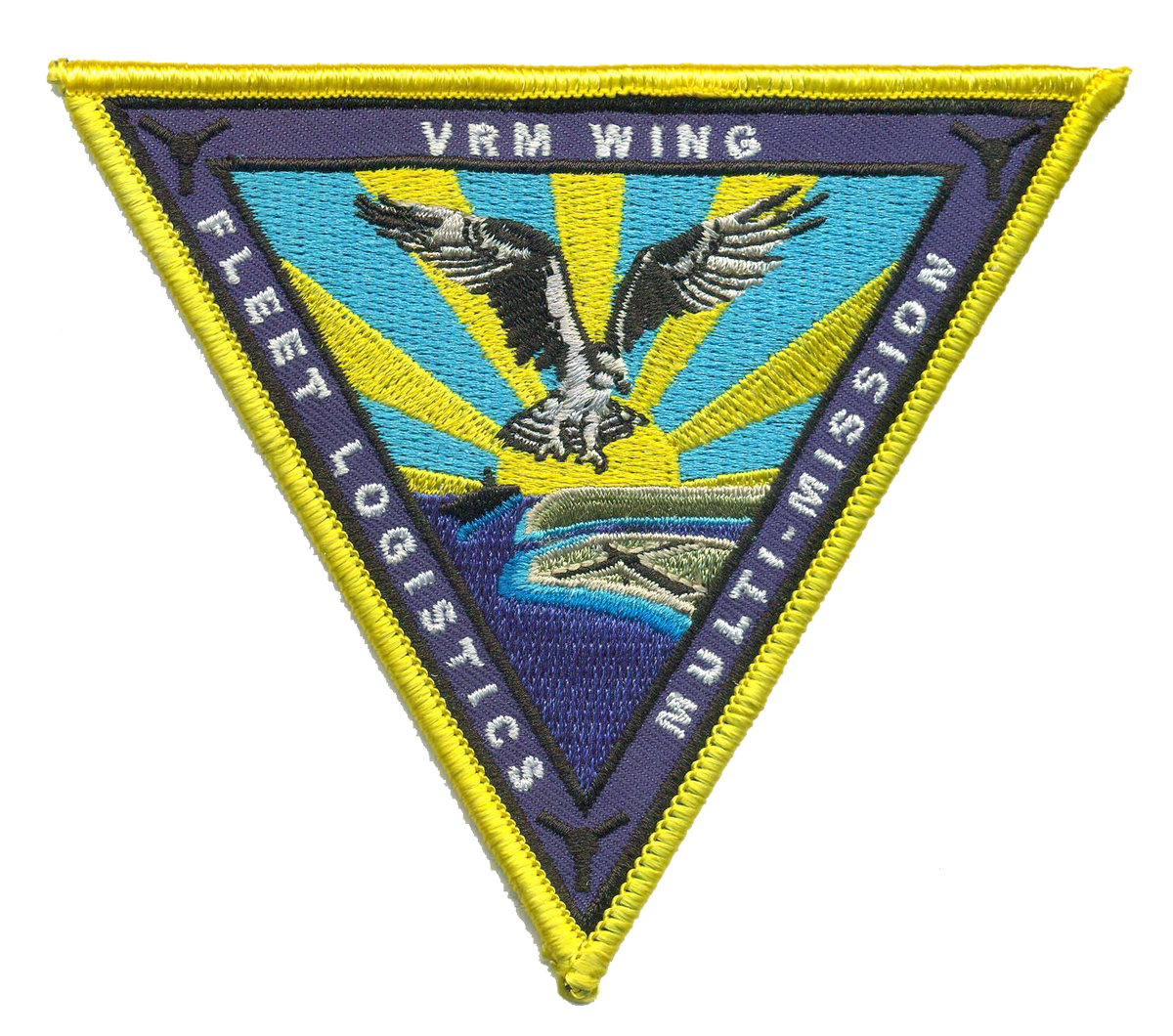 Official US Navy Fleet Logistics Multi-Mission VRM Wing Patch