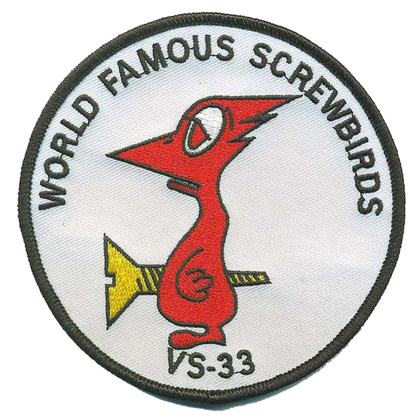Officially Licensed US Navy VS-33 Screwbirds Patch