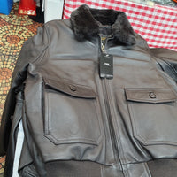 Korean Made US Navy Brown G-1+ Flight Jacket